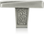 Chester Rectangle Knob, Matte Silver Finish 10503MS