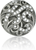 Belmont Knob, Clear Crystal Antique Nickel Finish 7149AN Belmont Knob, Clear Crystal Antique Nickel Finish 7149AN