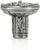 Geneve Knob Matte Silver Finish 7179MS