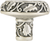 Rookwood Knob, Matte Silver Finish 7703MS