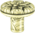Key Largo Knob 1-1/8'', Burnish Brass 7704BB