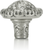 Fontainebleau Knob, Clear Crystal Antique Nickel Finish 7719AN