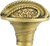 Edgar Berebi Waldorf Knob Decorated With Light Colorado Topaz Swarovski Crystals In Florentine Gold Plate 7737FG