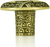 Portsmouth Knob Artisan Brass Finish 7744AB