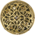 Edgar Berebi Assorted Knobs Knob Decorated With Light Colorado Topaz Swarovski Crystals In Florentine Gold Plate 7907FG