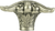 Edgar Berebi Federal Shell Knob In Antique Nickel Plate 8245AN