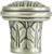 Edgar Berebi Nantucket Jewel Mini Knob In Burnished Pewter Finish 8342BP