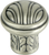 Edgar Berebi Nantucket Jewel Mini Knob In Burnished Pewter Finish 8342BP