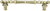 Westport Pull 5'' cc, Burnish Brass 8470BB