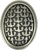 Edgar Berebi Yacht Club Oval Knob In Antique Nickel Plate 8544AN