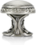 Cambridge Round Knob, Clear Crystal Antique Nickel Finish 8628AN