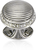 Cambridge Round Knob, Clear Crystal Antique Nickel Finish 8628AN
