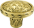 Edgar Berebi Thames Oval Knob In Florentine Gold Plate 8658FG