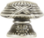 Edgar Berebi Hyde Park Knob In Burnished Silver Plate 8956-6
