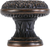 Edgar Berebi Regina Knob In Oil Rub Bronze Plate 9636-44