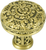 Monterey Knob, Florentine Gold Plate 9870FG