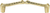Wellington 5'' cc Pull, Decorated With Swarovski® Lt Colorado Topaz Crystals, Museum Gold Plate X7927/9