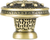 Yacht Club Ship’s Wheel Knob, Burnish Brass Finish 8541BB