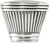 Urban Metro Oxford Ii Knob; Burnish Silver Plate G101501/BS