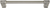 Urban Metro Newbury Appliance Pull; Antique Nickel Plate 101642/AN
