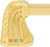 Urban Metro Saville 4'' cc Knob-pull; Satin Gold Plate 101834/SG