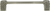Urban Metro Via Veneto 6'' cc Pull; Antique Nickel Plate 102036/AN
