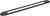 Brockwell 12'' cc Pull Backplate TK3358BLK