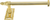 Hyde Park 12'' Hand Towel Bar, Polish Gold Finish 2254PG