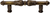 Acanthus 3'' cc pull with feather scroll 1050-3