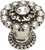 Cache Caché large round multi crystals knob with halo platform with Swarovski Clear Crystals 1203H-9C