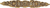 Juliane Grace elongated back plate with 18 Swarovski Clear & Aquamatine Crystals in Antique Brass. 135-3