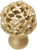 Juliane Grace medium knob full round with 13 Swarovski Clear Crystals in Soft Gold. 139-27C