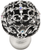 Juliane Grace medium knob full round with 13 Swarovski Clear Crystals in Chalice. 139-9C