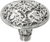 Juliane Grace large knob in Platinum. 142-24