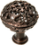 Juliane Grace large knob full round with 17 Swarovski Clear Crystals 143-22C