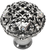Juliane Grace large knob full round with 13 Swarovski Clear Crystals in Chalice. 143-9C