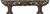 Juliane Grace 3'' cc pull in Antique Brass. 144-3