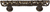 Juliane Grace 3'' cc pull in Antique Brass. 144-3