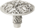 Juliane Grace large knob with 17 Swarovski Clear Crystals in Satin. 146-11C