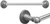 Classic/Beaded Classic 16'' cc towel bar 5/8'' smooth center 1604-11