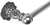 Acanthus 16'' cc towel bar Renaissance style with 5/8'' smooth center 1638-9