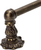Acanthus 24'' cc towel bar Renaissance style with 5/8'' smooth center 1639-3