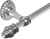 Cache Caché II 16'' cc towel bar with 80 rivoli Swarovski Clear Crystals with 5/8'' reeded center 1810R-9C