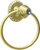Cache Caché ll full swing towel reeded ring right with Swarovski Aurore Boreale Crystals 1856R-8AB