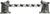 Bear 6'' cc w/ 3/8'' twist center long pull 2504-9