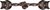 Bear 6'' cc w/ 3/8'' twist center long pull w/ fish center brace 2520-22