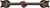 Bear 9'' cc w/ 1/2'' smooth center long pull long pull w/ fish center brace 2521S-22