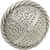 Millennium large knob with rope border 327-11