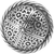 Millennium large knob with rope border 327-9