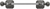 Juliane Grace 36'' cc towel bar with 350 Swarovski Clear & Aurore Boreale Crystals with 5/8'' smooth center 4053-9CAB